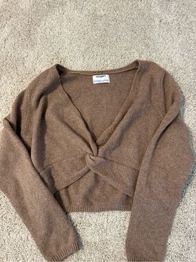 Old Navy Twist-Front V-Neck Sweater